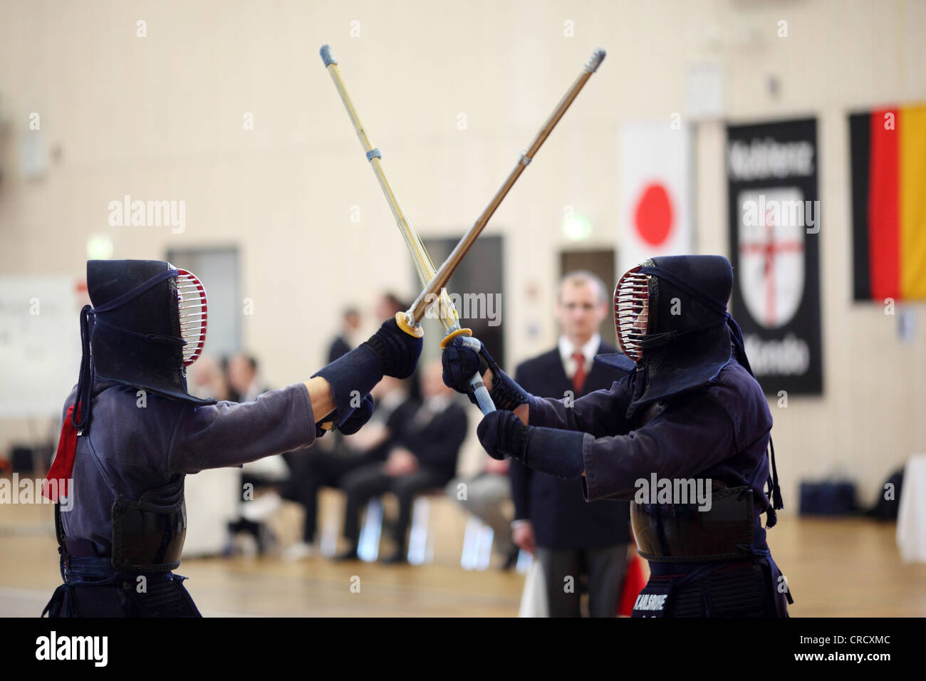 Kendo, Deutsche Meisterschaft in Koblenz, Rheinland-Pfalz, Deutschland, Europa Stockfoto