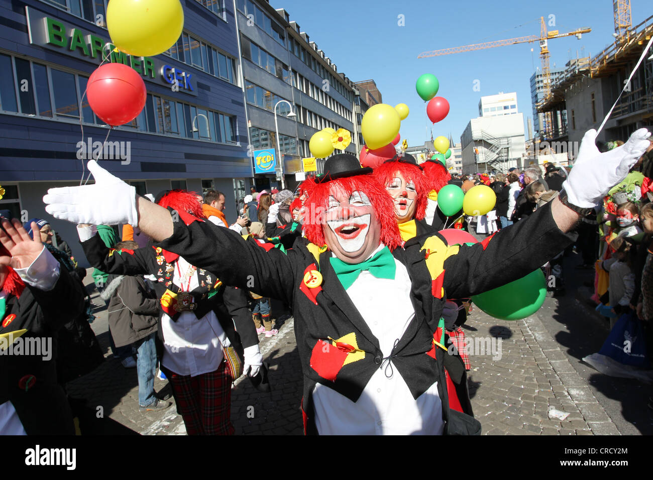 Rosenmontagszug, Karneval Umzug, Koblenz, Rheinland-Pfalz, Deutschland, Europa Stockfoto