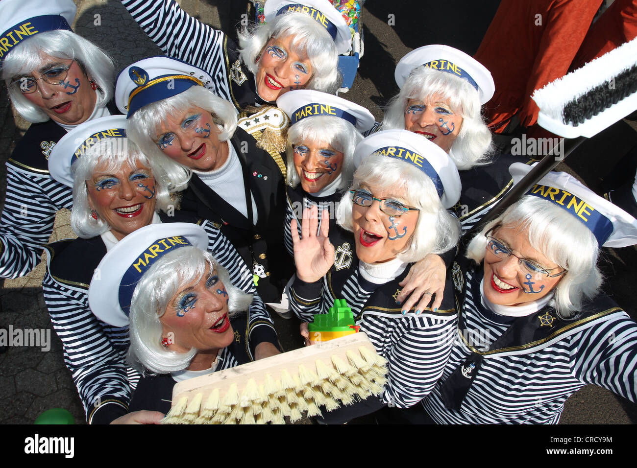 Karneval, fetten Donnerstag-Parade in Mülheim-Kärlich, Rheinland-Pfalz, Deutschland, Europa Stockfoto