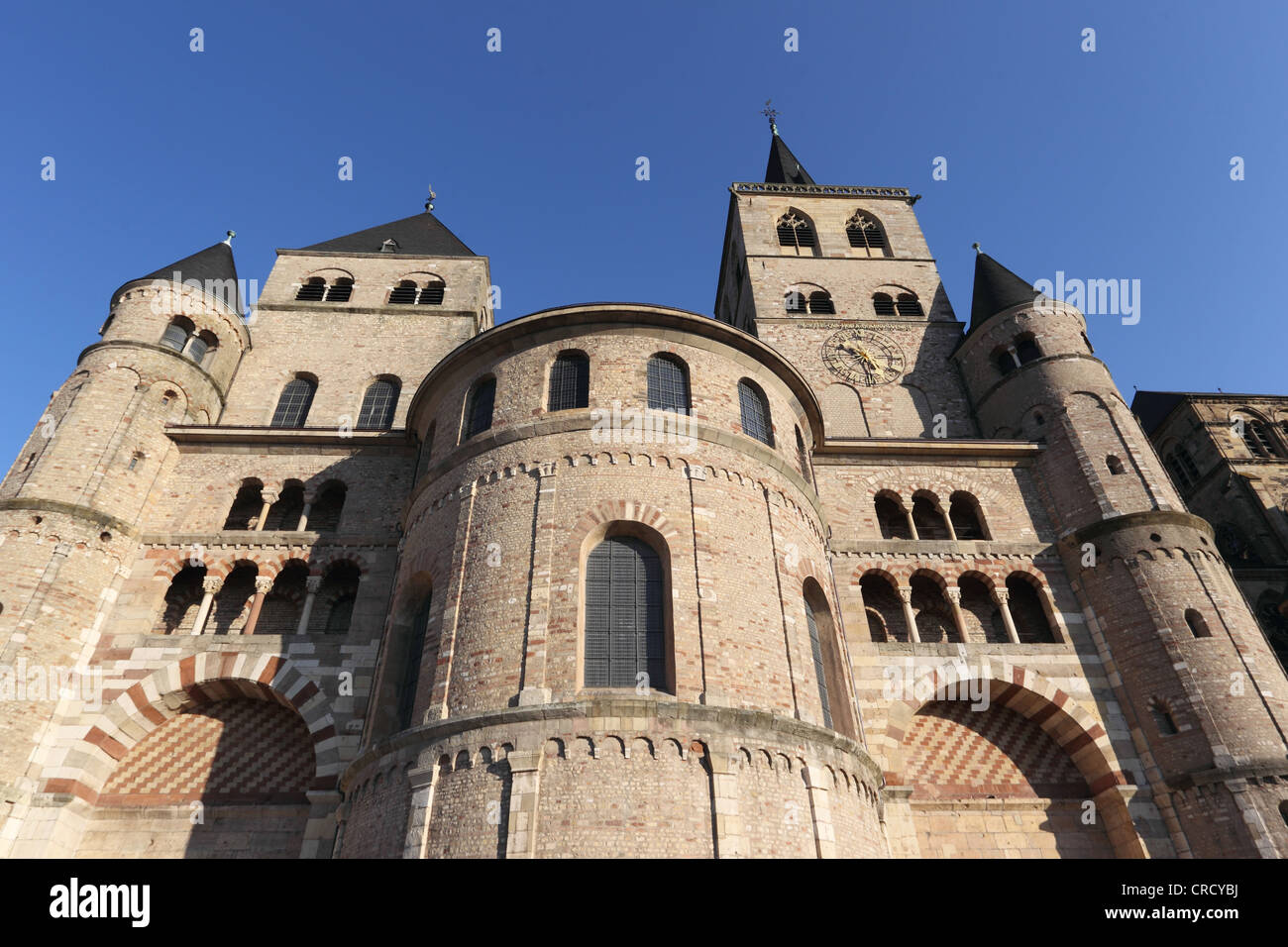 Trierer Doms, die älteste Bischofskirche in Deutschland, Trier, Rheinland-Pfalz, Deutschland, Europa Stockfoto
