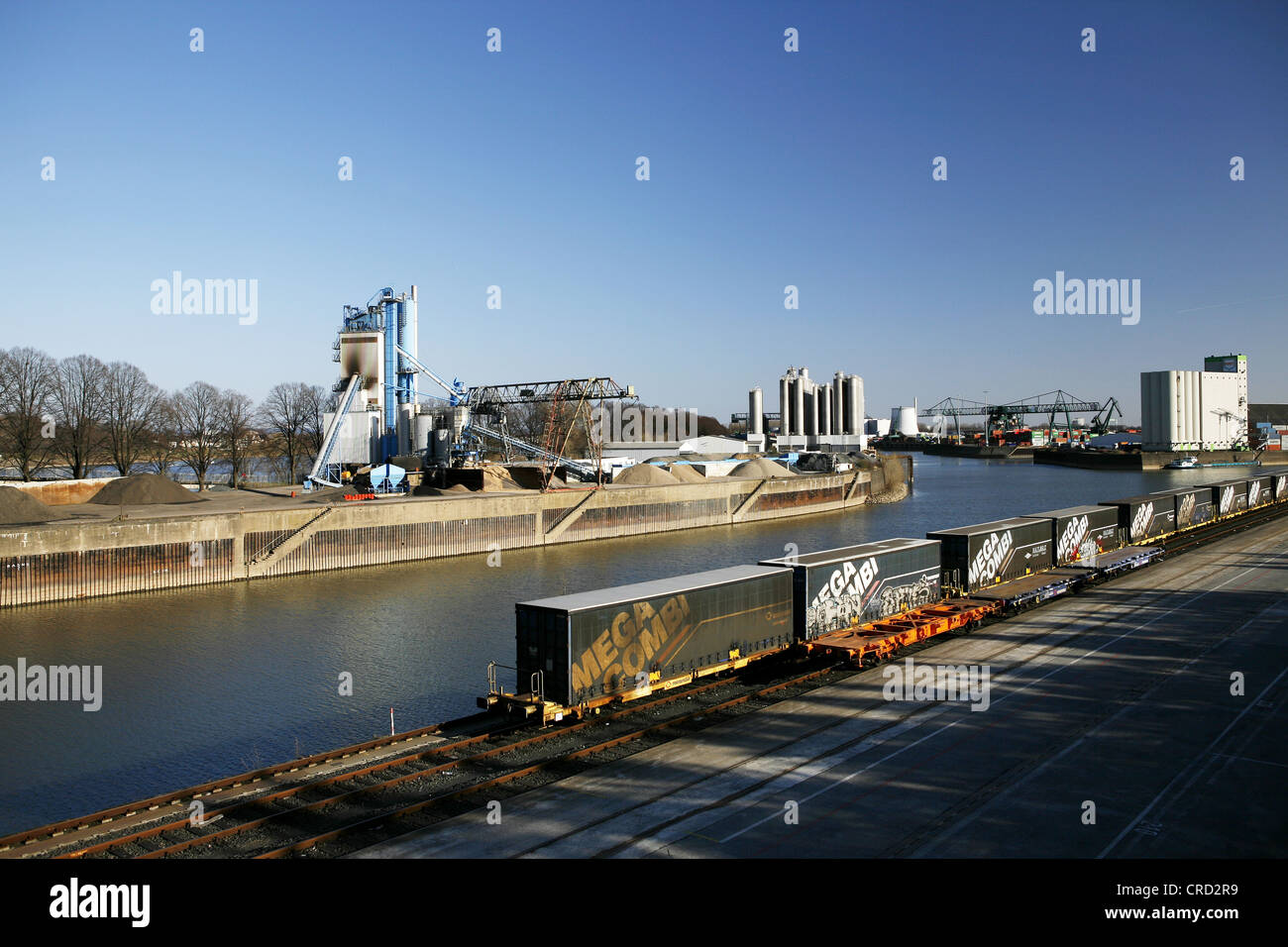Hafen von niehl, Köln - niehl, Köln, Nordrhein - Westfalen, Deutschland, Europa Stockfoto