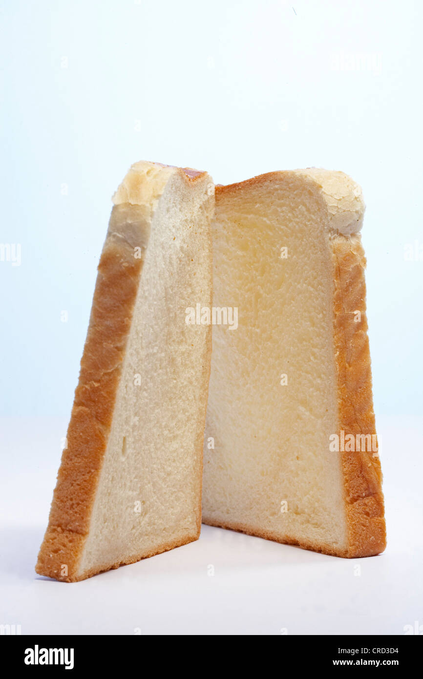 Zwei Scheiben toast Stockfoto