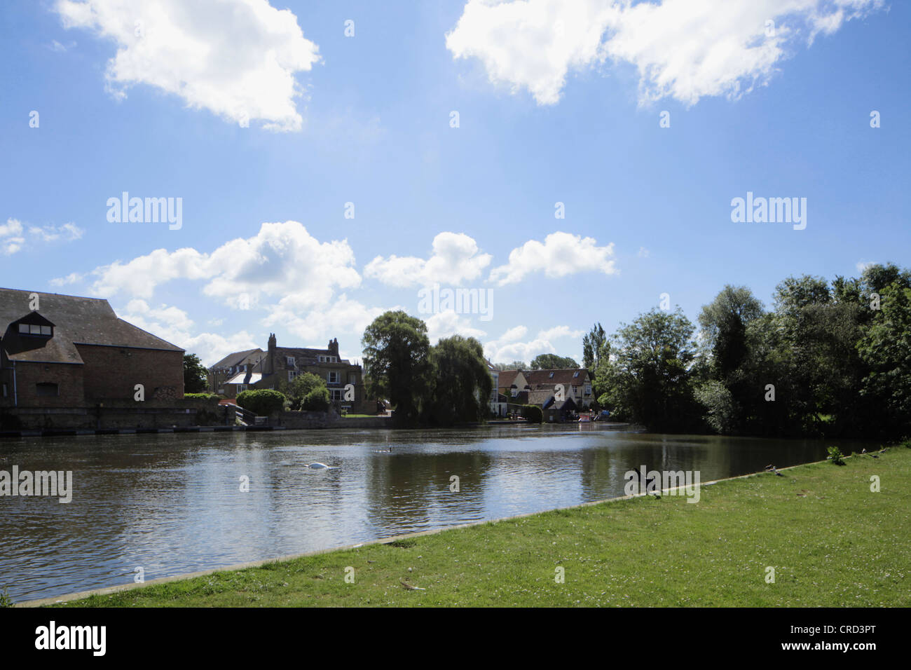 Fluß großes Ouse St Neots Cambridgeshire Stockfoto