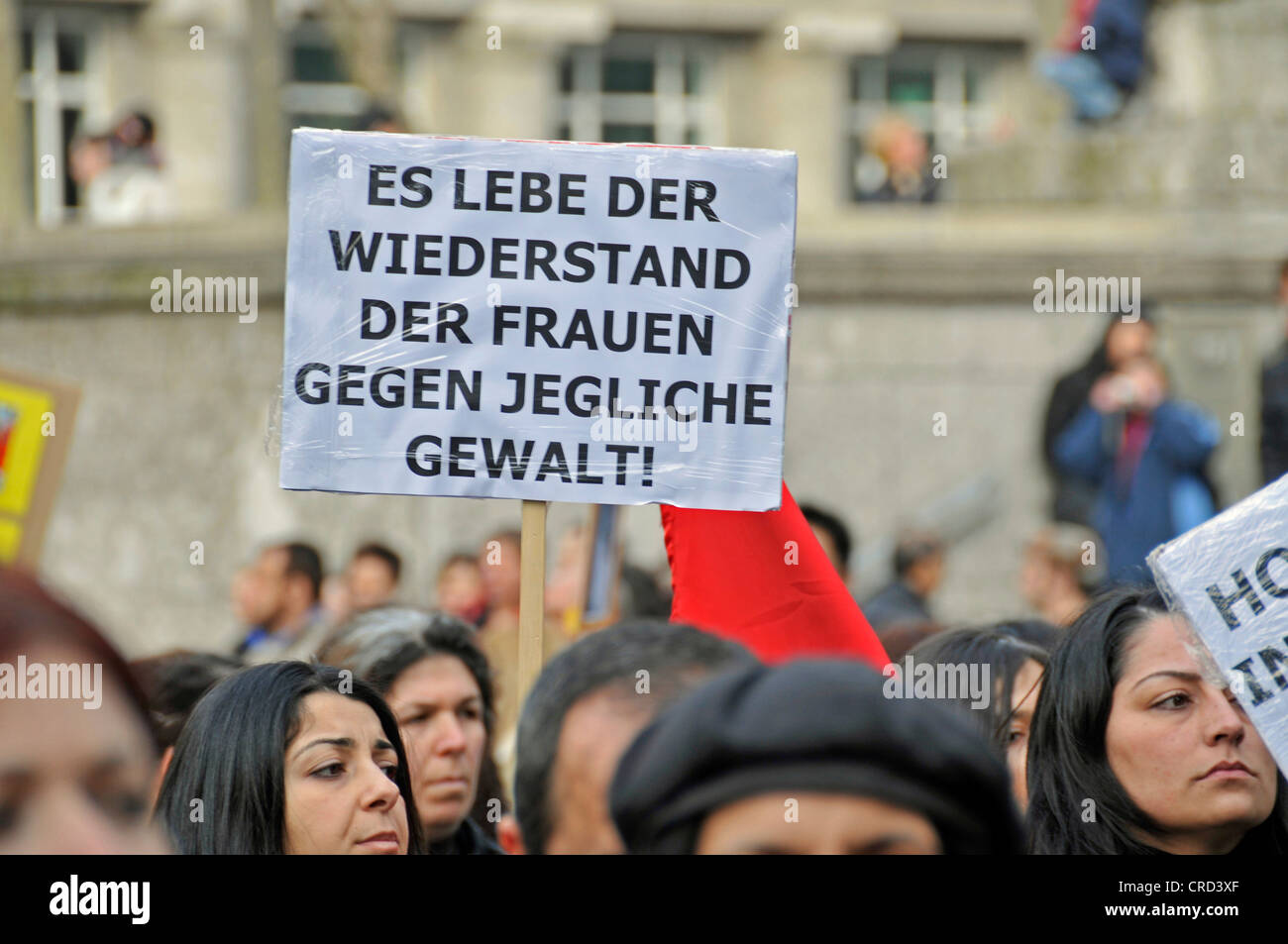 Internationaler Frauentag Day Demonstration, Deutschland, Nordrhein-Westfalen, Köln Stockfoto