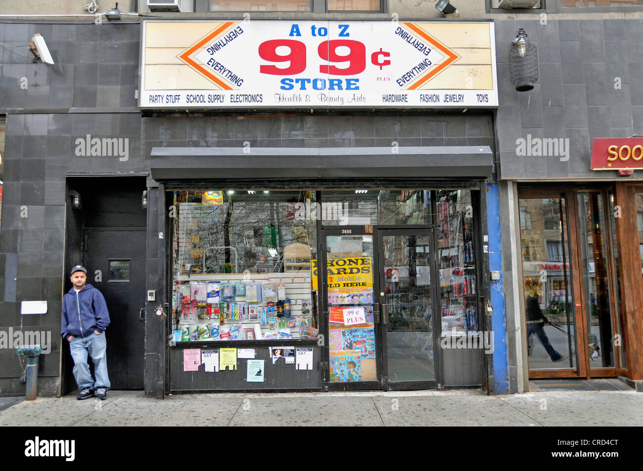 99 Cent-Store, Bargaine Shop, USA, New York City, Manhattan Stockfoto