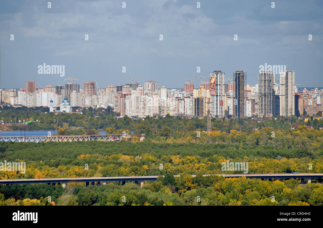 Sat-Stadt, Kiewv, Ukraine, Europa Stockfoto