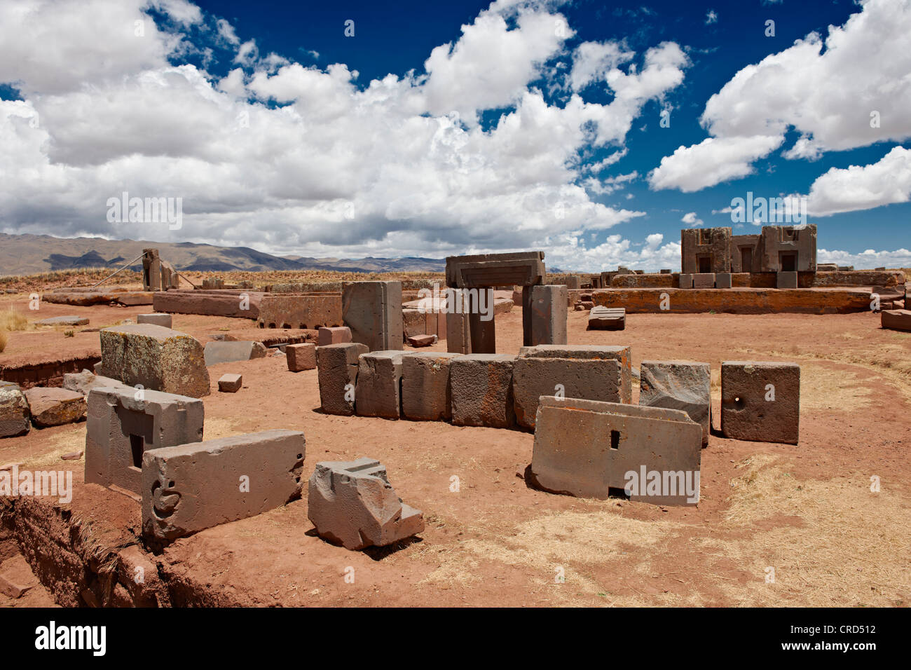 PUMA Puncu, Tiwanaku, Tiahuanaco, La Paz, Bolivien, Südamerika Stockfoto