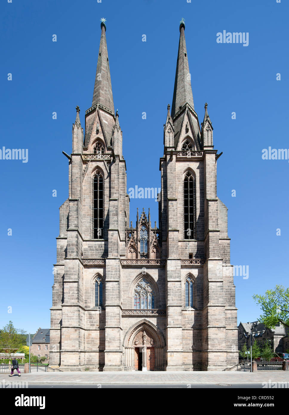 St. Elisabeth Kirche, Marburg, Hessen, Deutschland, Europa