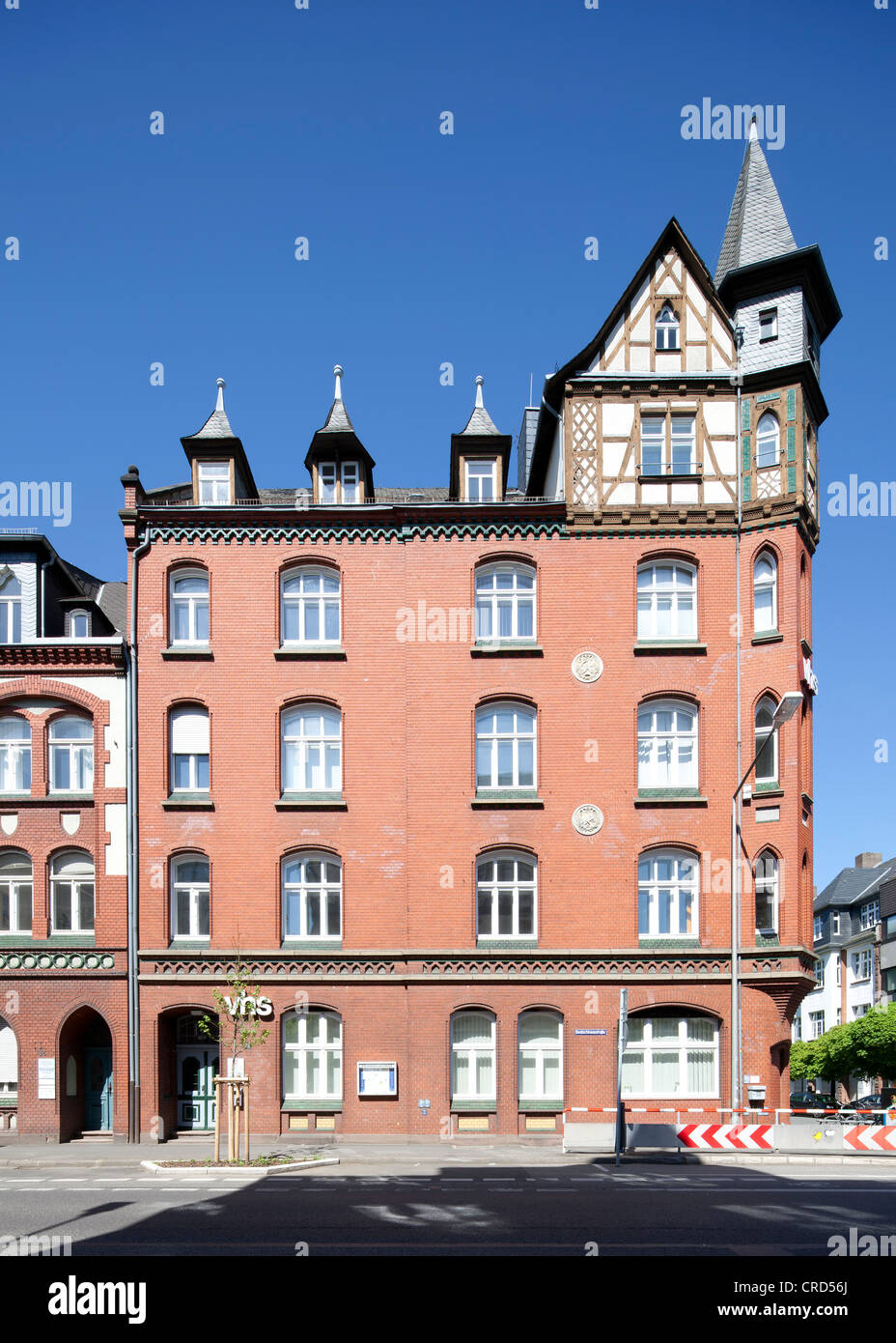 Wohngebäude, Deutschhausstrasse, Marburg, Hessen, Deutschland, Europa, PublicGround Stockfoto