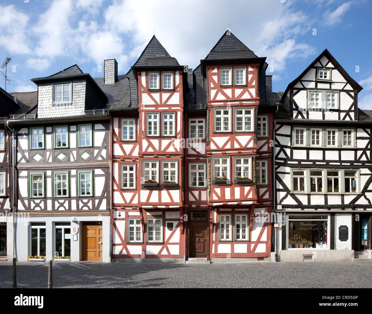 Jerusalemhaus, Jerusalem Haus, Fachwerkhaus, historische Altstadt, Wetzlar, Hessen, Deutschland, Europa, PublicGround Stockfoto