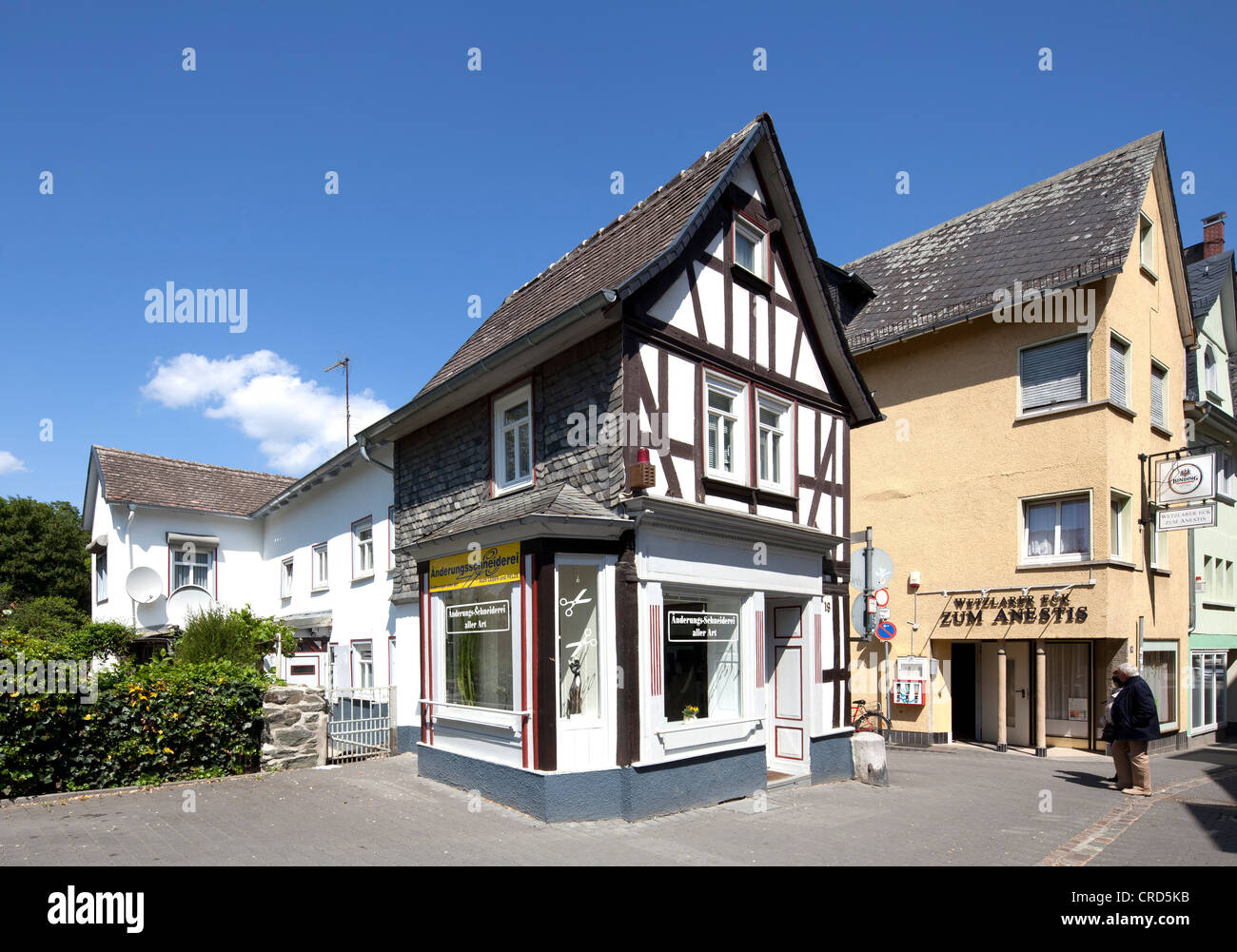 Altes Zollhaus, Fachwerkhaus, Altstadt, Wetzlar, Hessen, Deutschland, Europa, PublicGround Stockfoto