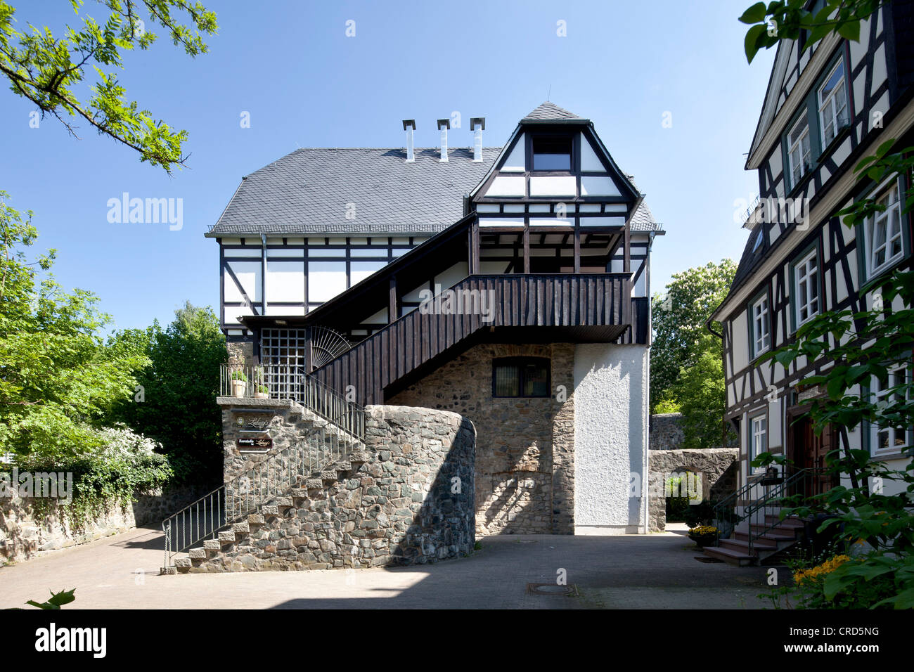 Fachwerkhäusern, historischen Stadt-Zentrum, Wetzlar, Hessen, Deutschland, Europa, PublicGround Stockfoto