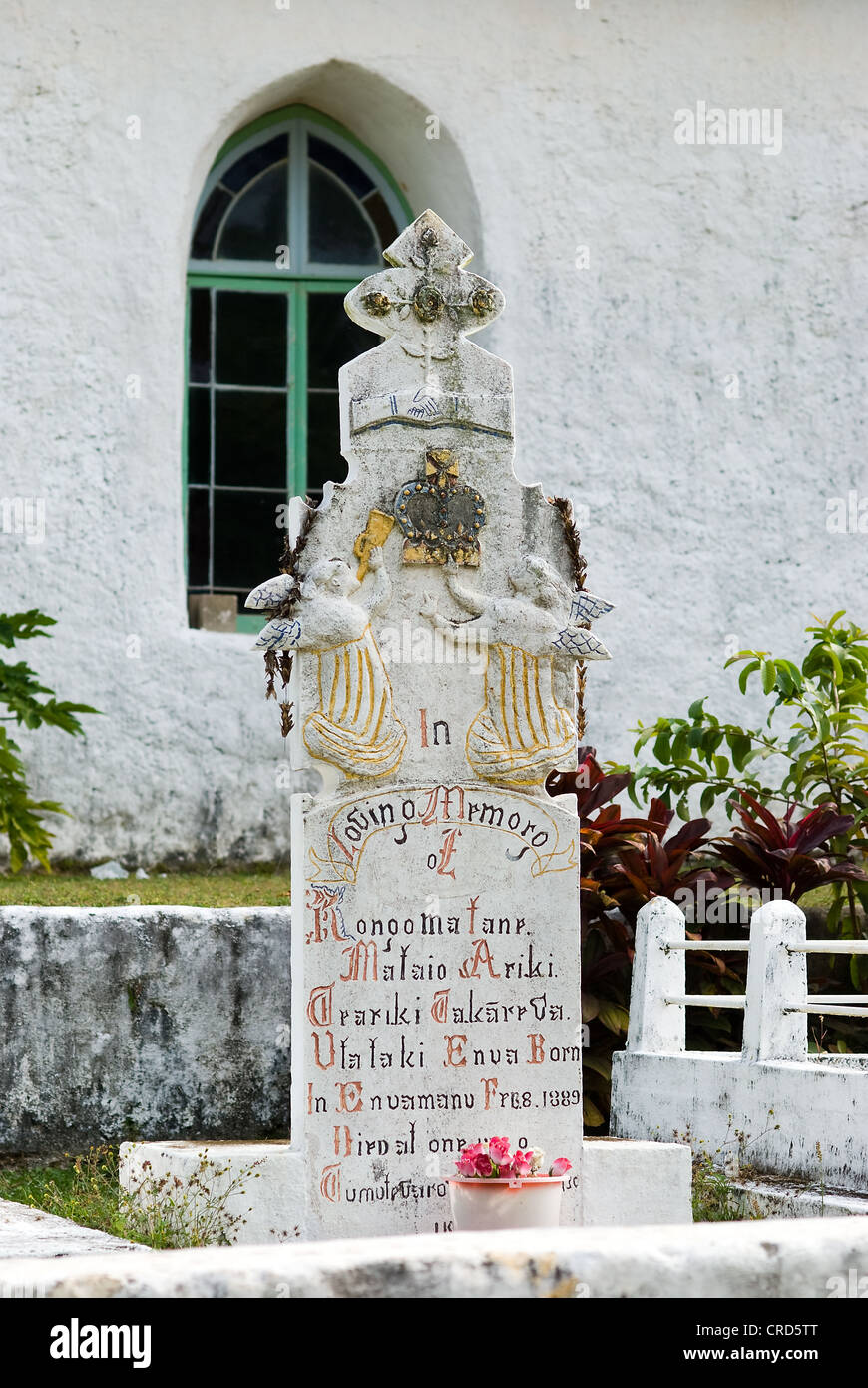 Christian Church Atiu Cookinseln Cookinseln Stockfoto