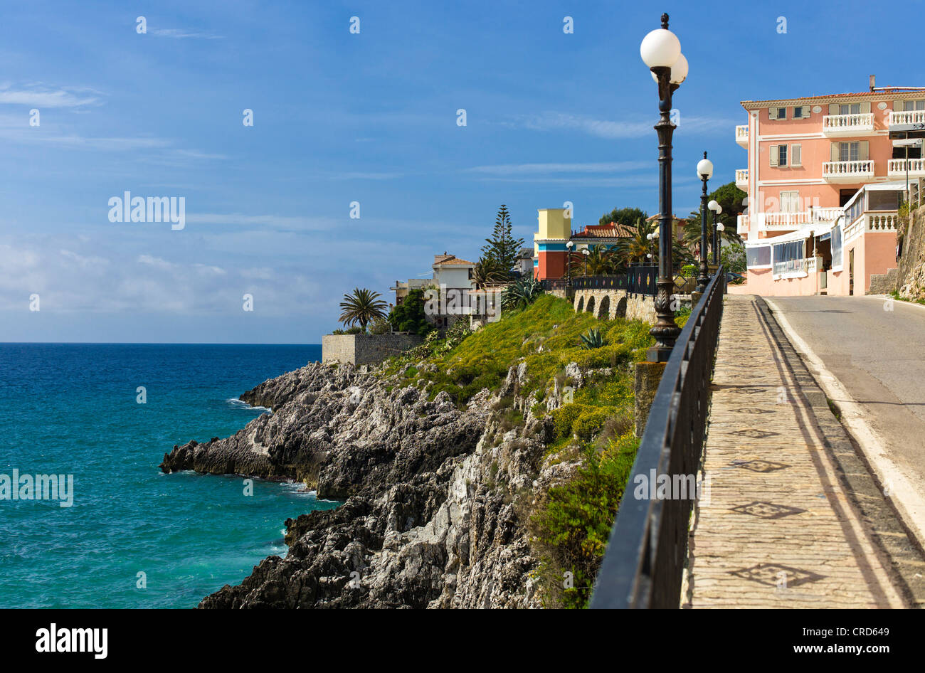 Europa Italien, Kampanien Cilento, Verkürzung von Marina di Camerota Stockfoto