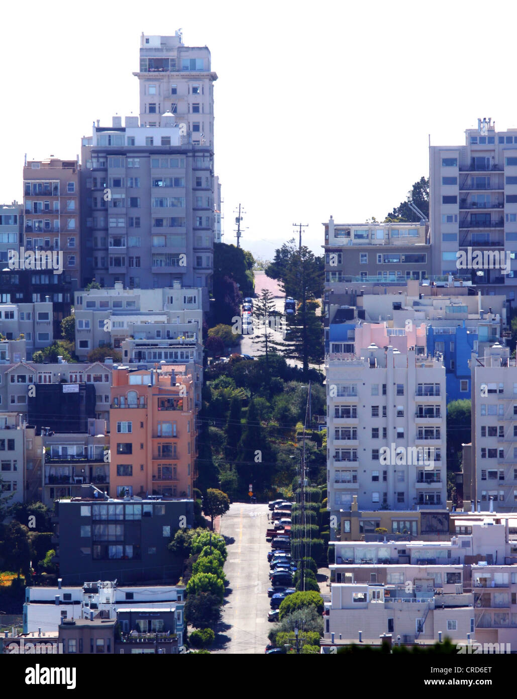 Greenwich Street San Francisco Stockfoto