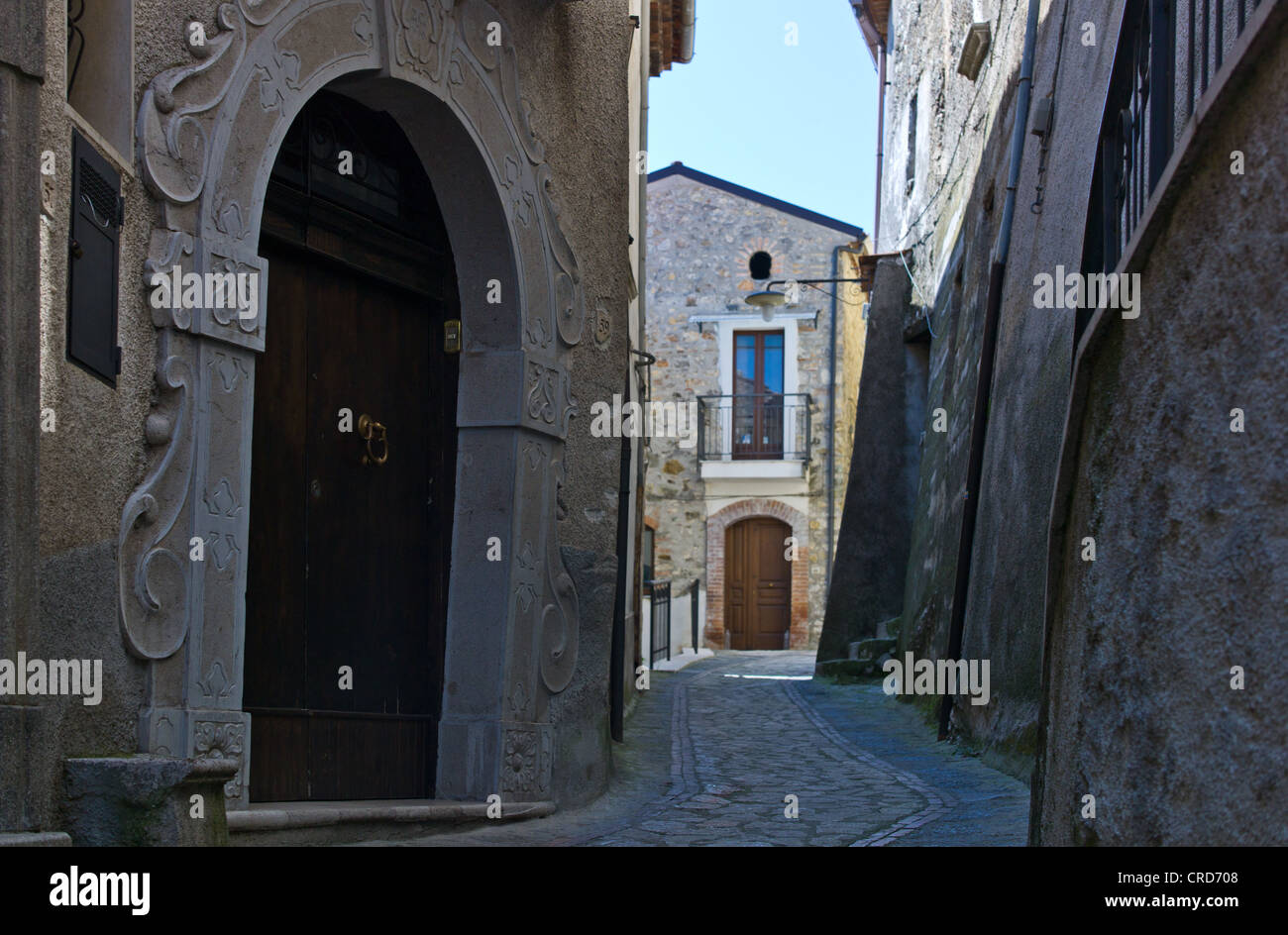 Europa Italien Kampanien, Cilento, der alten Heimat Mitte der Corletto Monforte Stockfoto