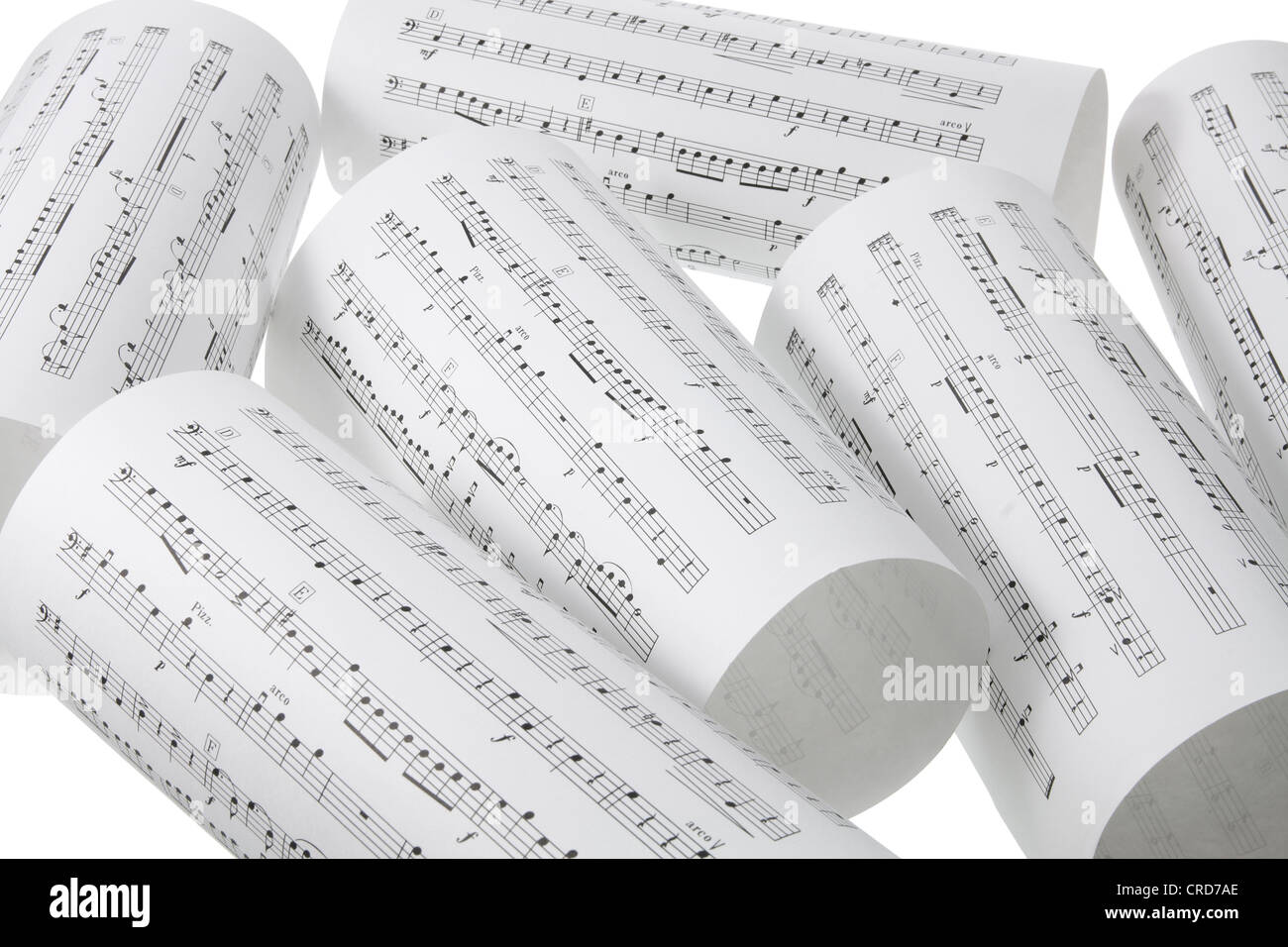 Musik-Score Stockfoto