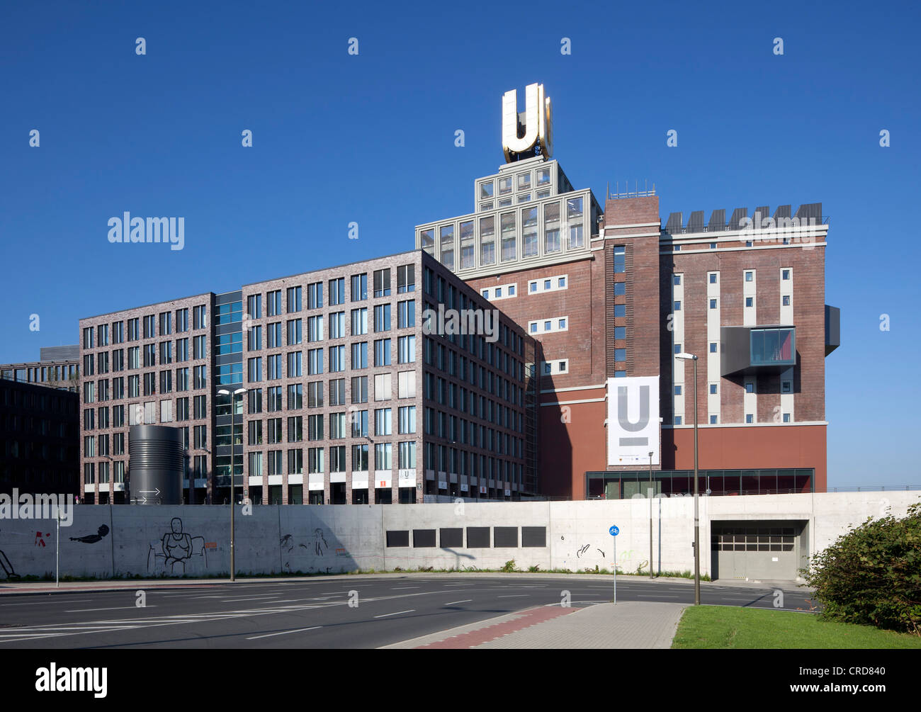 Dortmunder U, U-Turm, ehemalige Union-Brauerei, Zentrum für Kunst und Kultur, Service-Standort, Dortmund, Ruhrgebiet Stockfoto