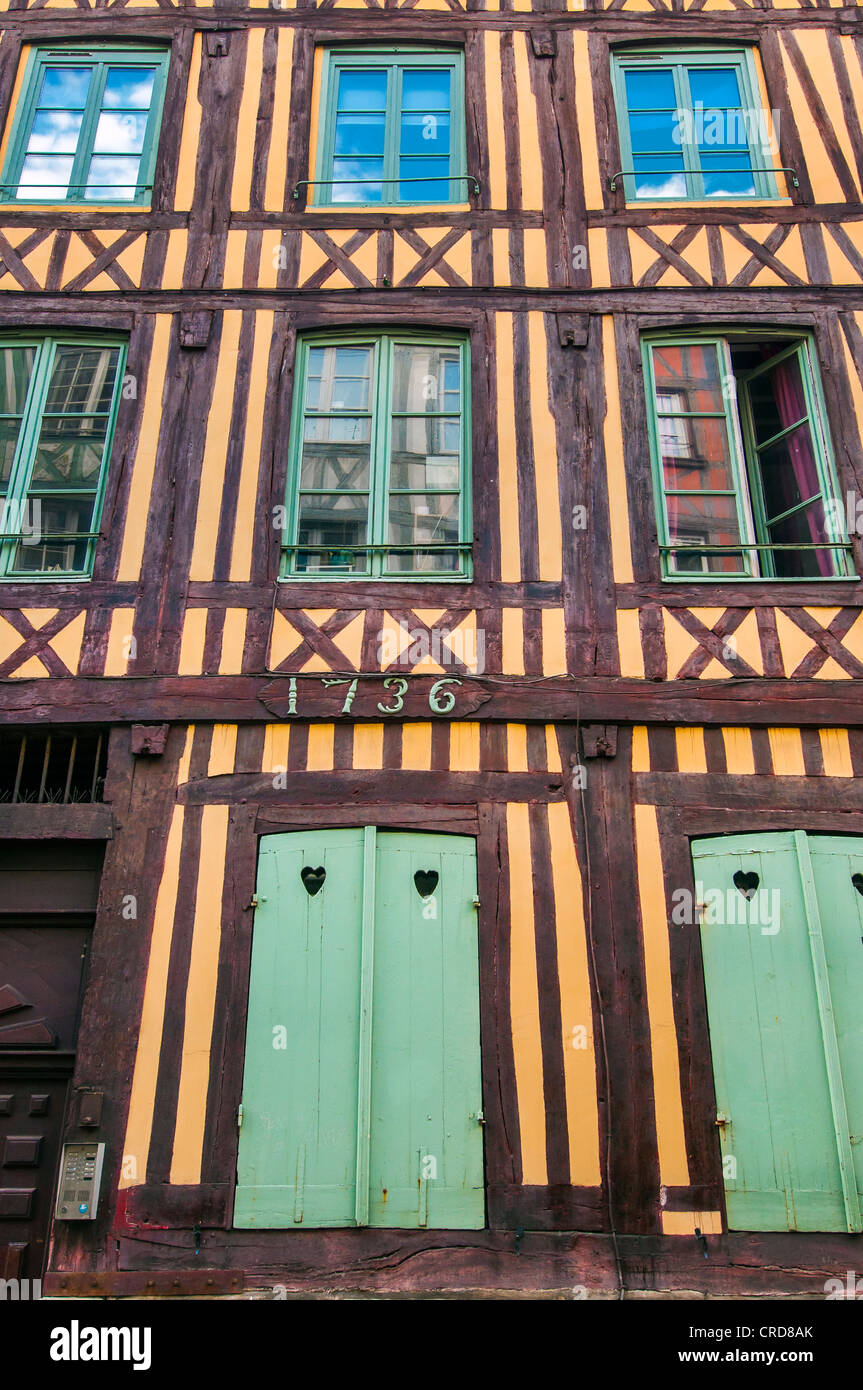 Platzieren Sie Barthelemy, Rouen, Frankreich, Europa Stockfoto