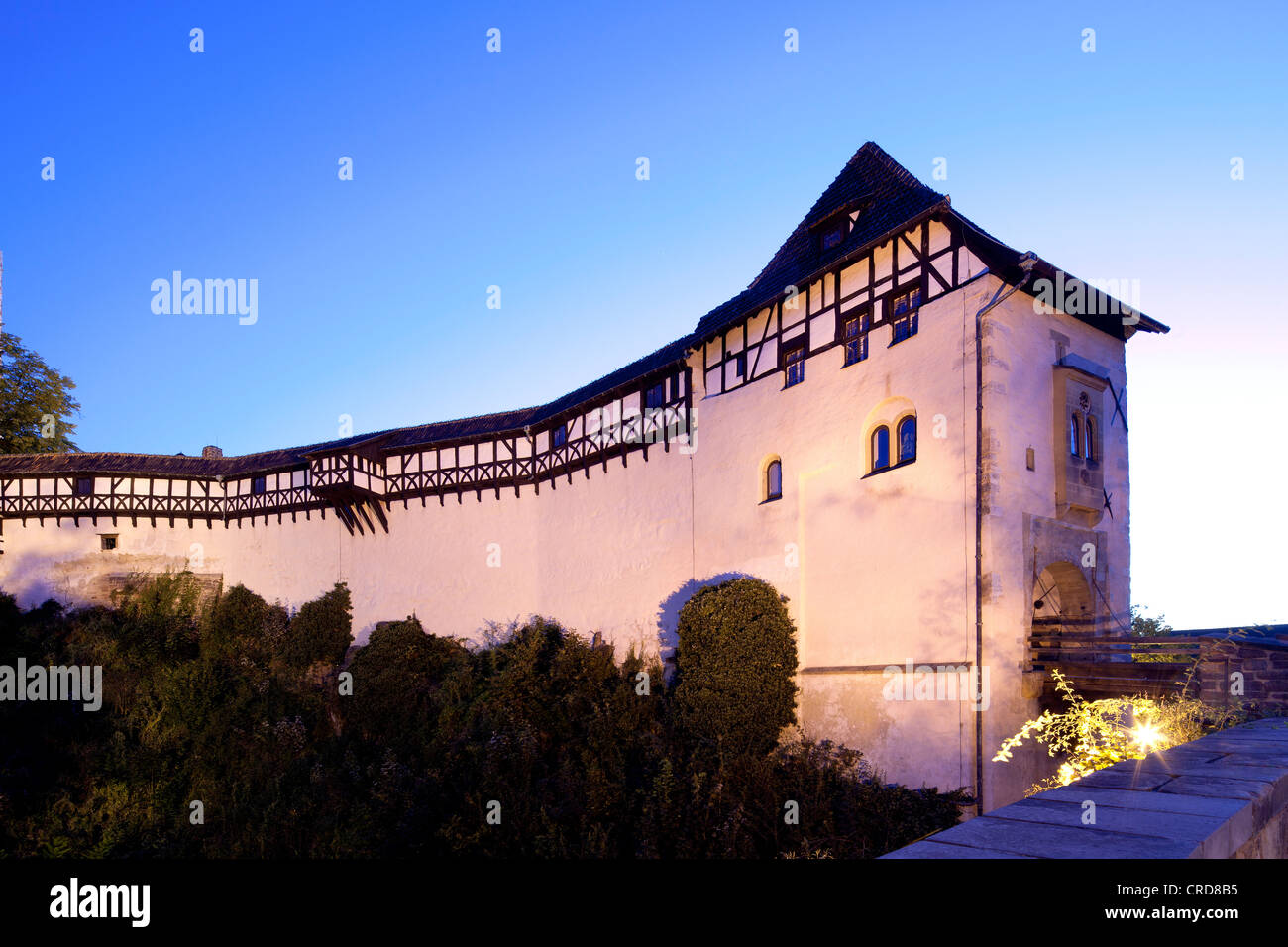 Die Wartburg, ein UNESCO-Weltkulturerbe, Eisenach, Thüringen, Deutschland, Europa, PublicGround Stockfoto