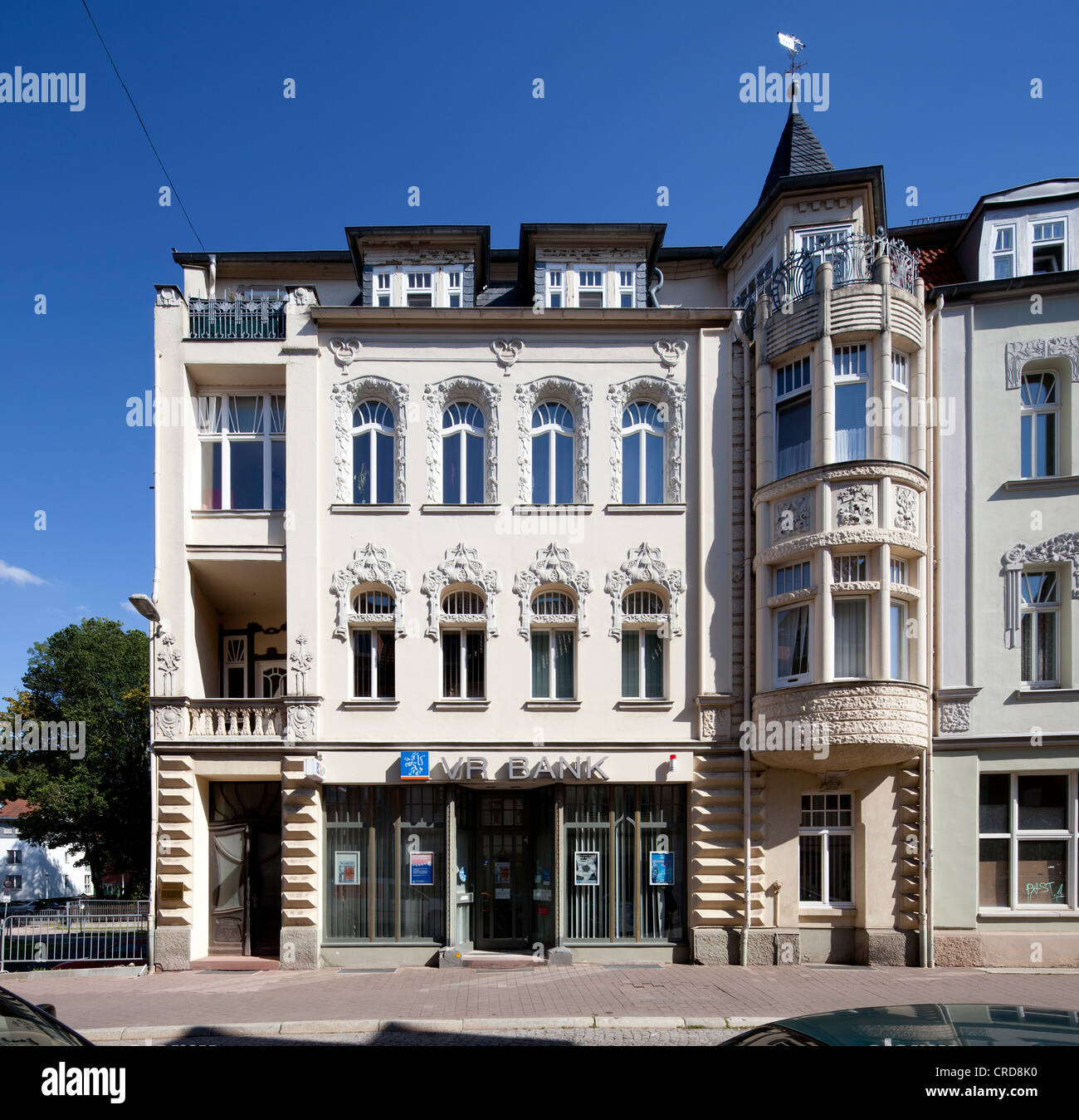 Wohnhaus, Jugendstil, Eisenach, Thüringen, Deutschland, Europa, PublicGround Stockfoto