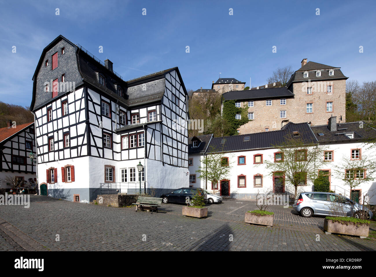 Altstadt von Blankenheim, Eifel Museum Blankenheim, Eifel, Nordrhein-Westfalen, Deutschland, Europa, PublicGround Stockfoto