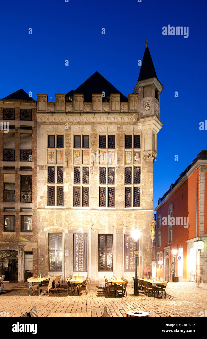 Loewenstein House, historischen Stadthaus, Aachen, Nordrhein-Westfalen, Deutschland, Europa, PublicGround Stockfoto