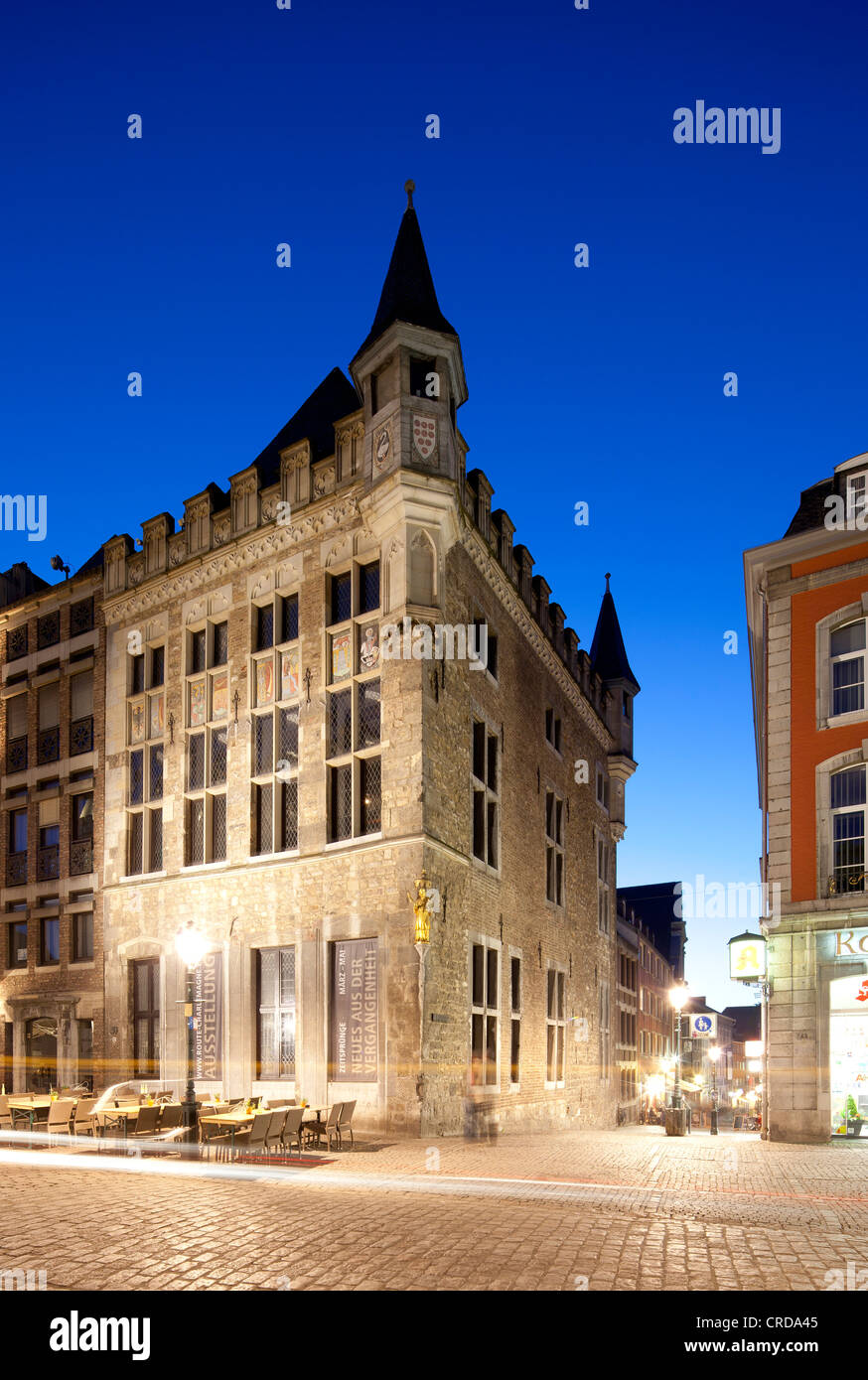Loewenstein House, historischen Stadthaus, Aachen, Nordrhein-Westfalen, Deutschland, Europa, PublicGround Stockfoto