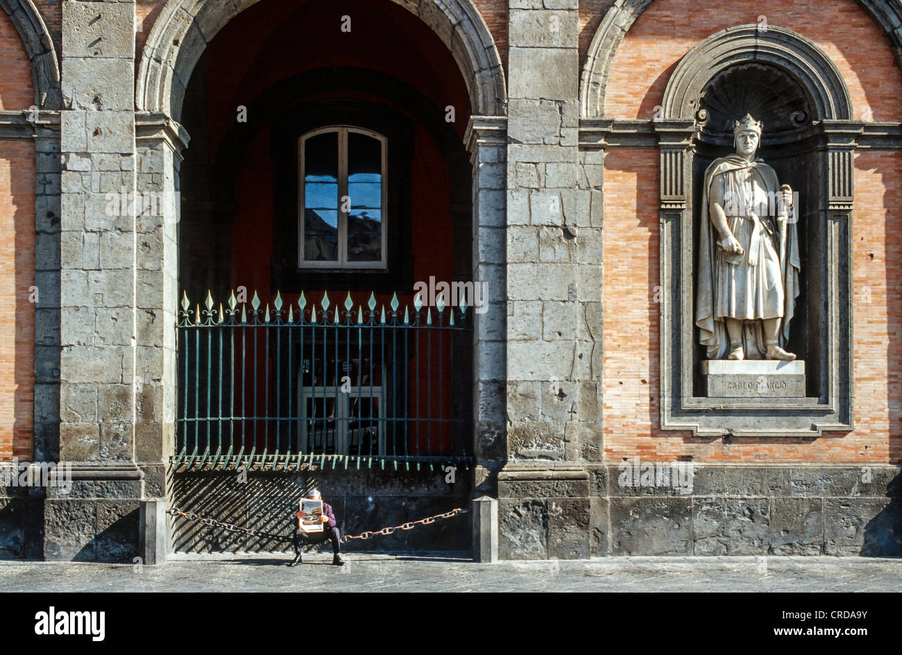 Europe Italy, Campania Naples, the Royal Palace (XVII century), in the city centre Stockfoto