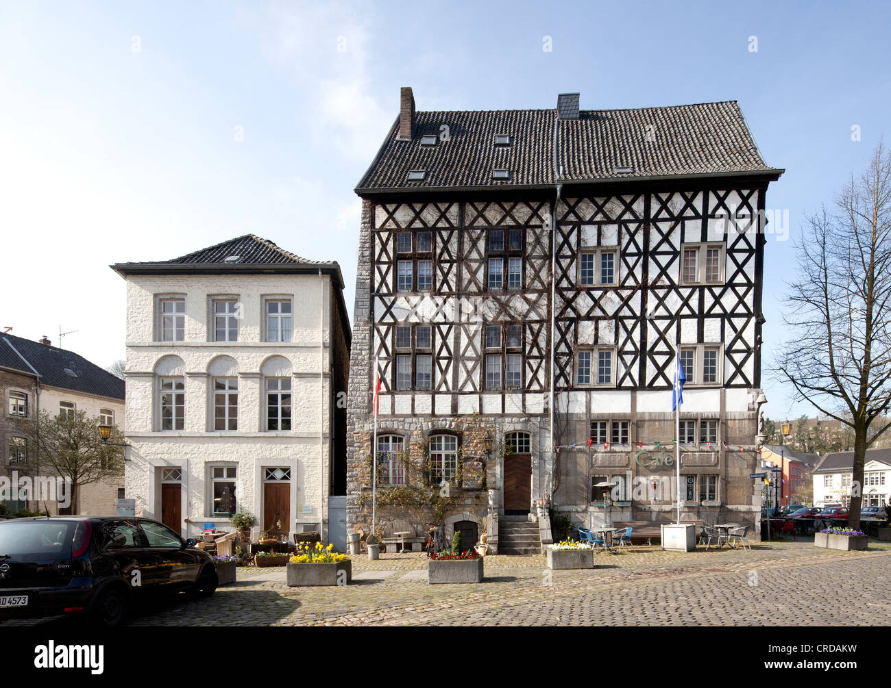 Fachwerkhaus, Altstadt von Aachen, Nordrhein-Westfalen, Deutschland, Europa, Kornelimuenster, PublicGround Stockfoto
