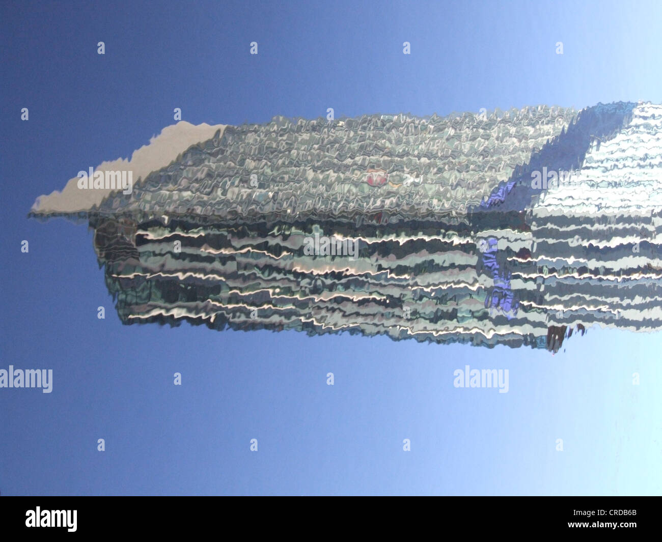 Beetham Tower Reflexion Manchester Stockfoto