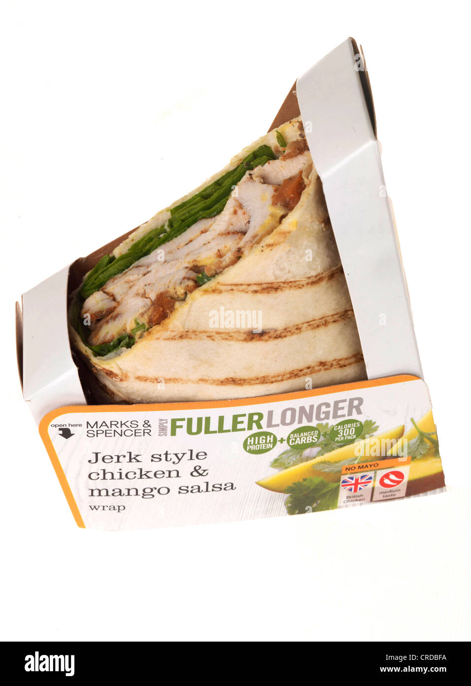 Chicken Wrap Stockfoto