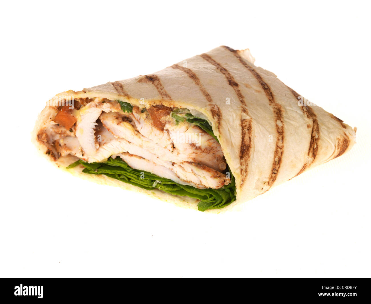 Chicken Wrap Stockfoto