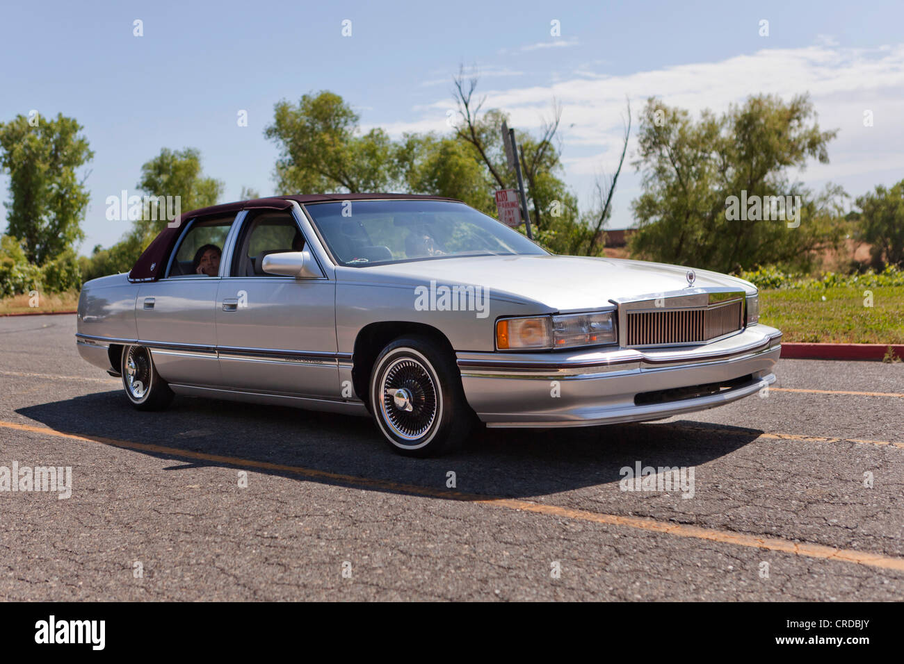 Lowrider Cadillac - Kalifornien USA Stockfoto