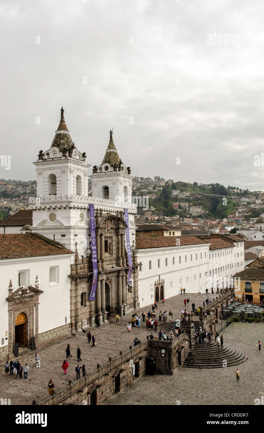Kirche Santo Domingo Quito Ecuador Stockfoto