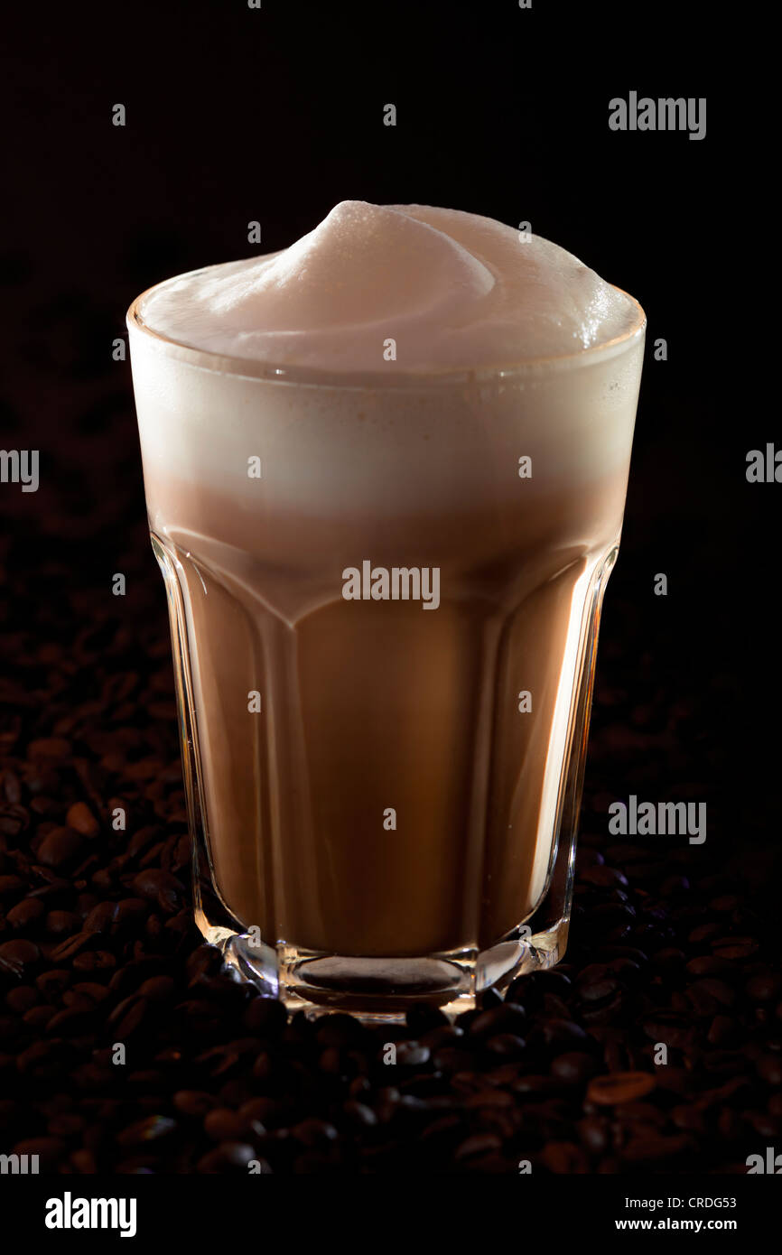 Italienisches Caffè latte Stockfoto