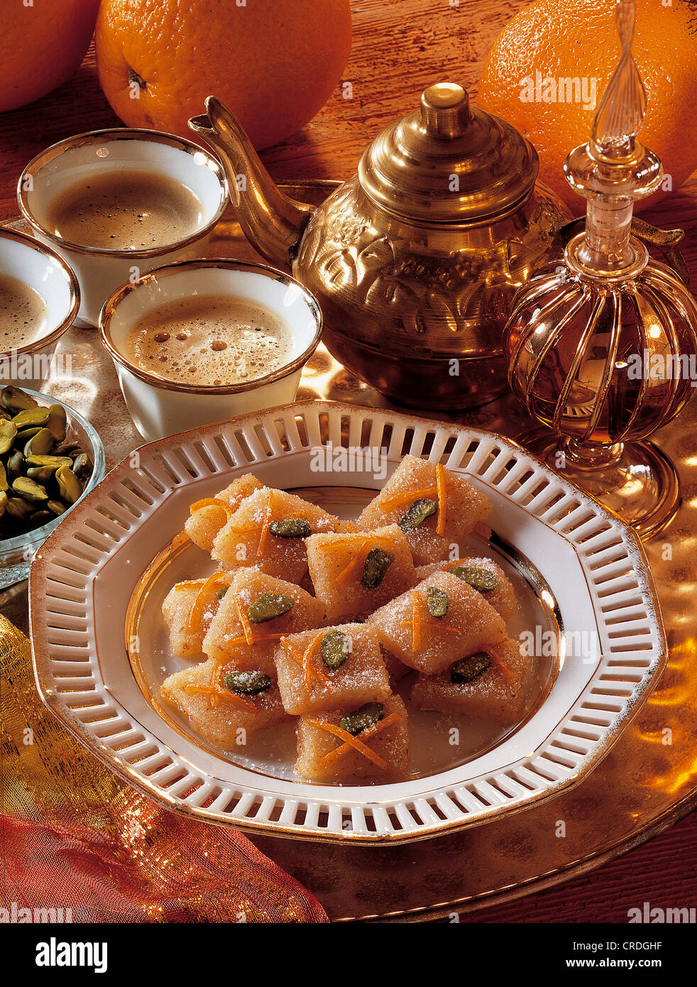 Tunesische Kekse, Tunesien. Stockfoto