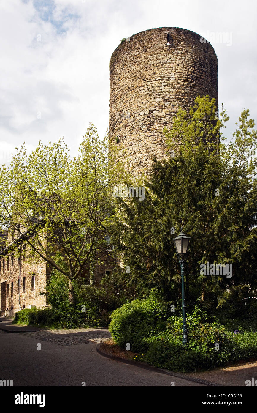 Feuchter Schlossturm, Wetter/Ruhr, Ruhrgebiet, Nordrhein-Westfalen, Deutschland Stockfoto