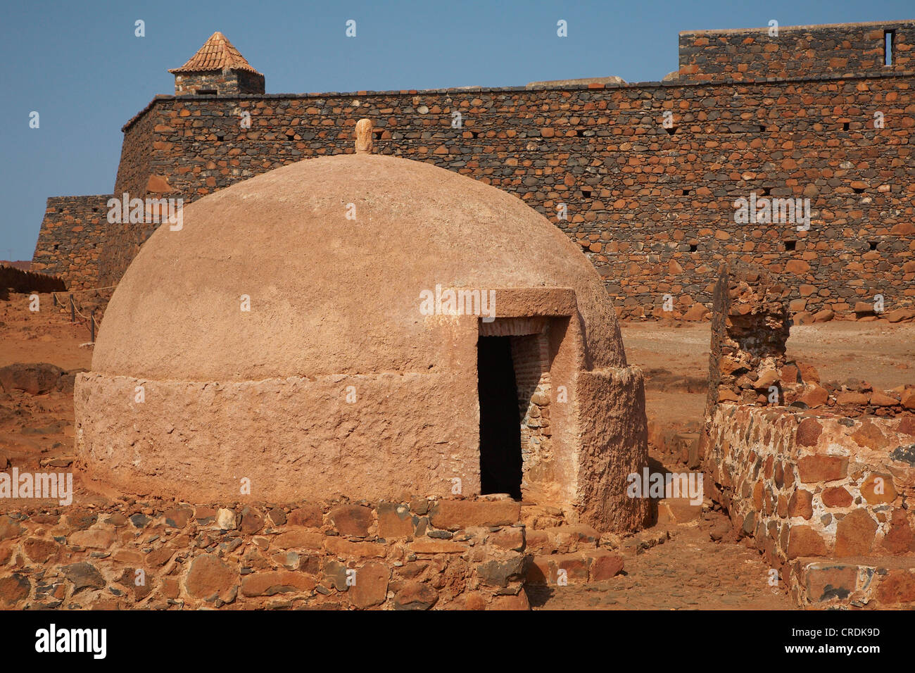 Fort Real de São Filipe, Cap Verde Inseln, Cabo Verde, Insel Santiago, Cidade Velha Stockfoto