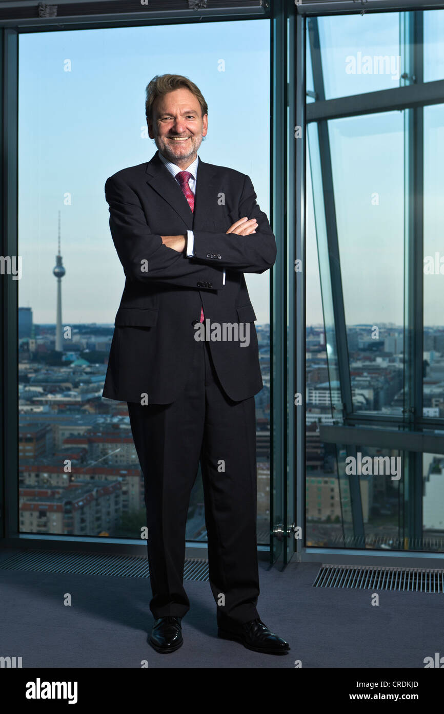Volker Kefer, Vorstandsmitglied der Deutschen Bahn AG, verantwortlich für Technologie, integrierte Systeme, Dienstleistungen und Infrastruktur Stockfoto