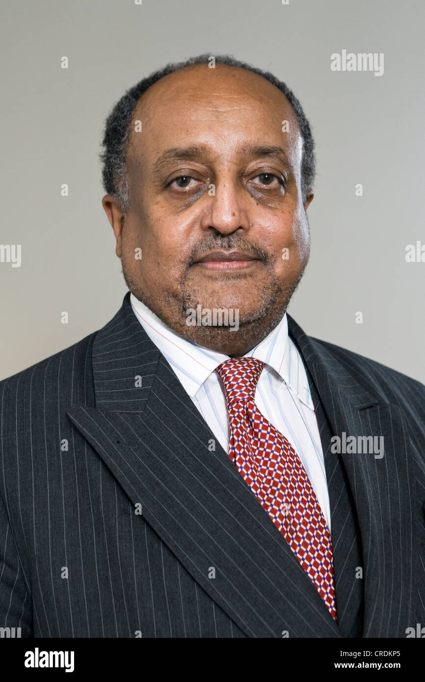 Asfa-Wossen Asserate, Äthiopisch-deutschen Berater und Autor der Manieren, Deutsch für Manieren, 2003, ein grand Neffe des letzten Stockfoto