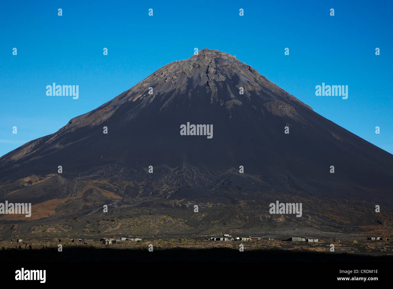 Pico de Fogo am Abend, Cap Verde Inseln, Cabo Verde, Fogo Stockfoto