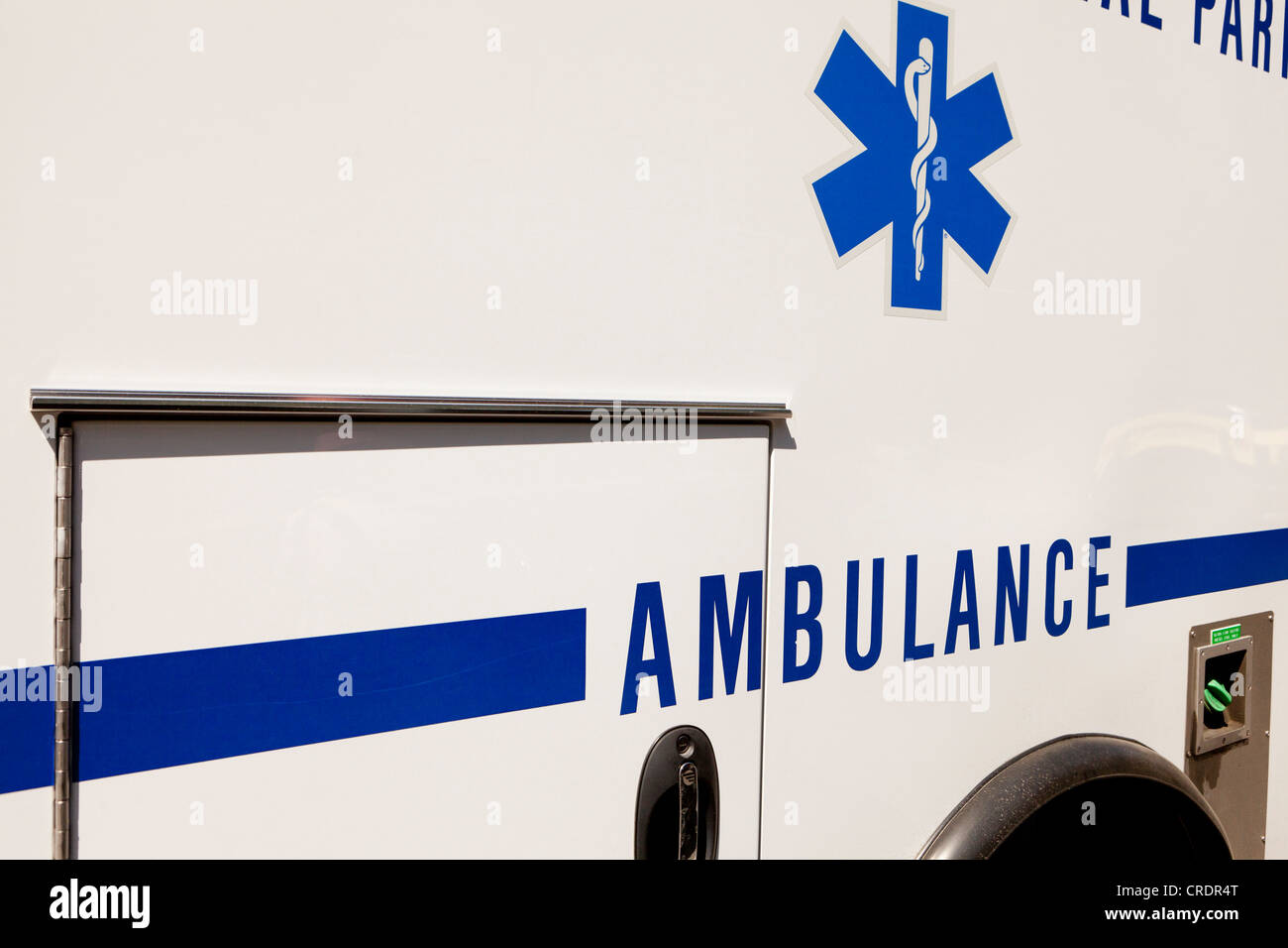 Krankenwagen-logo Stockfoto