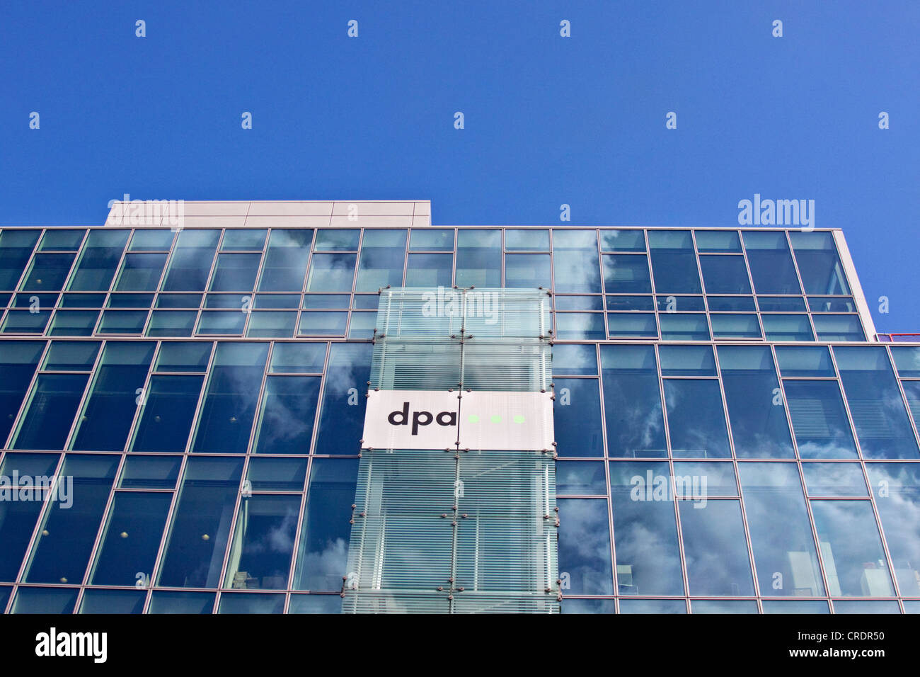 DPA Presse Gebäude, Deutsche Presse-Agentur, deutsche Agentur, Berlin, Deutschland, Europa Stockfoto