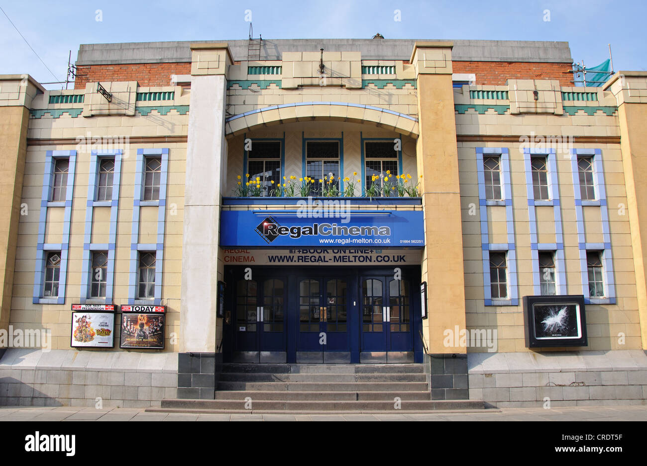 Königliches Kino, King Street, Melton Mowbray, Leicestershire, England, UK Stockfoto