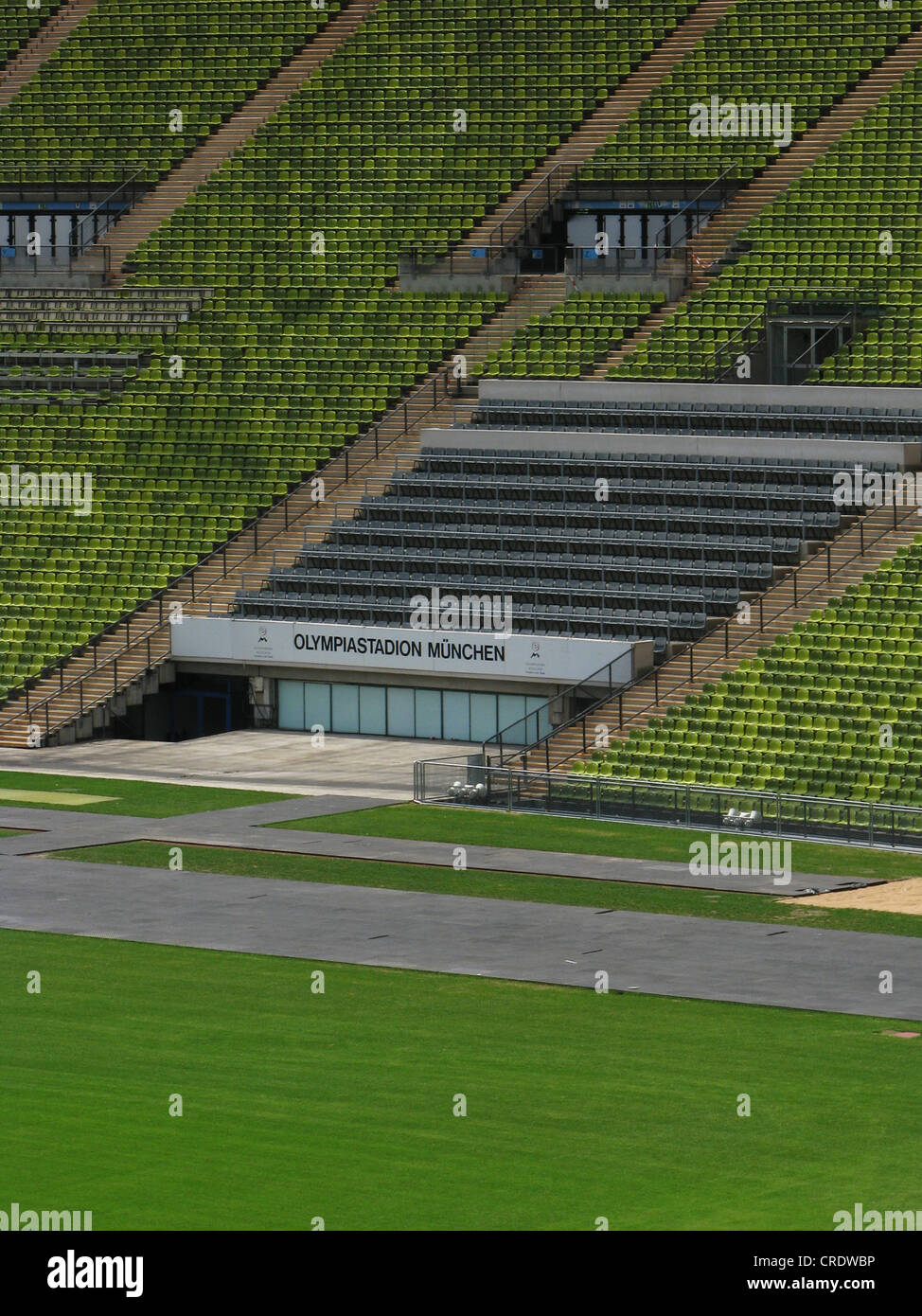 Olympiastadion München, Bayern, Muenchen Stockfoto