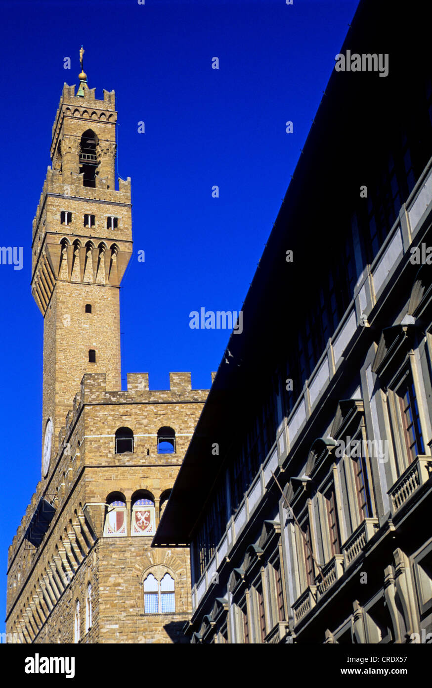 Palazzo Vecchio in Florenz, Italien Stockfoto