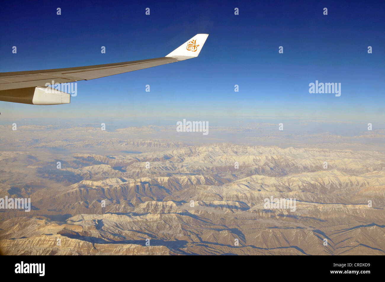 Rechter Flügel mit Winglet, Airbus 330-200 Emirates airline Stockfoto