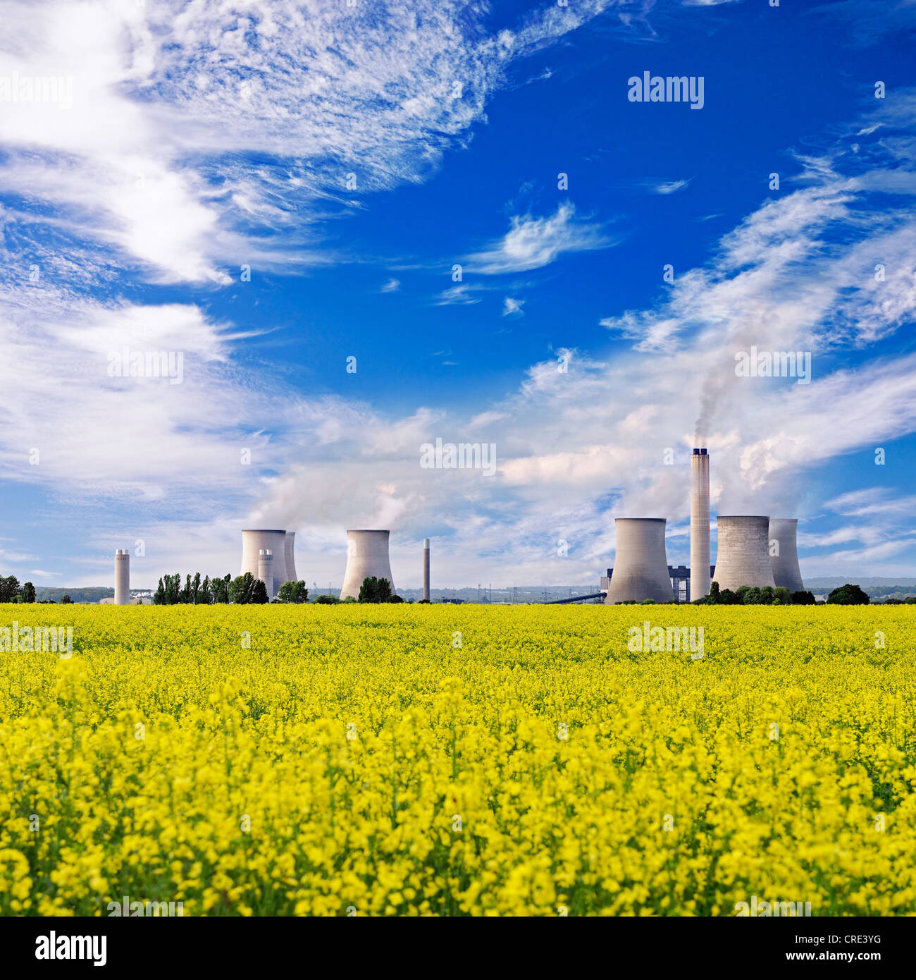 Kraftwerk, Didcot, Oxfordshire, Vereinigtes Königreich Stockfoto