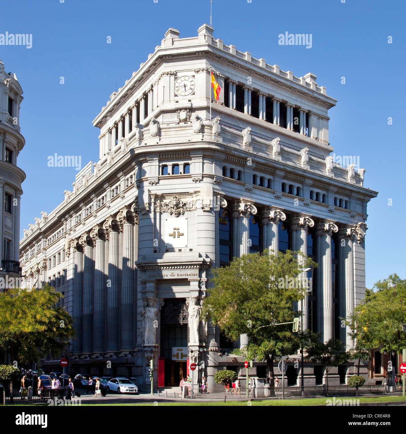 Sitz des spanischen Kulturinstituts Instituto Cervantes in Madrid, Spanien, Europa Stockfoto